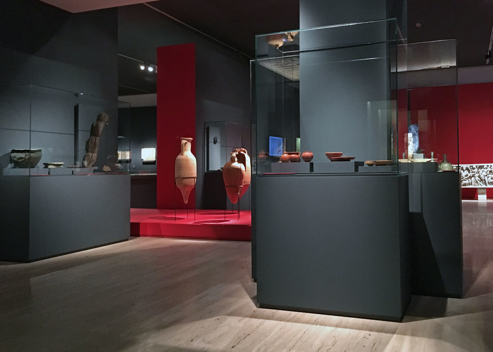Exposición Lusitania romana, en el Museo Arqueológico Nacional. Proyecto realizado por Robles Project Factory.