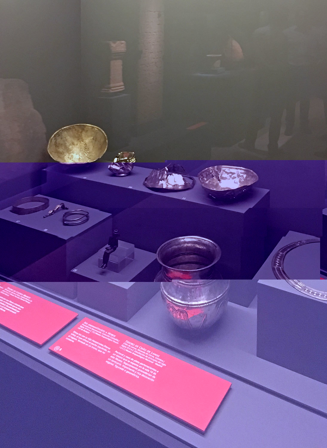 Exposición Lusitania romana, en el Museo Arqueológico Nacional. Proyecto realizado por Robles Project Factory.