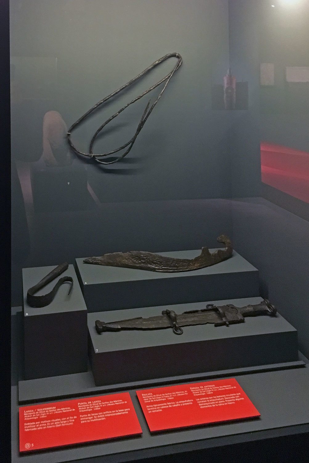 Exposición Lusitania romana, en el Museo Arqueológico Nacional. Proyecto realizado por Robles Project Factory.