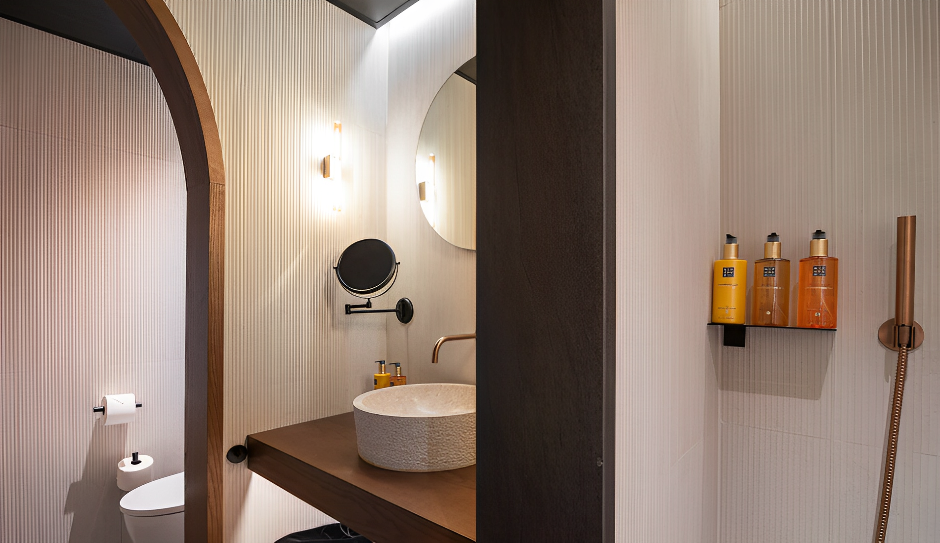 mobiliario para baños de hotel