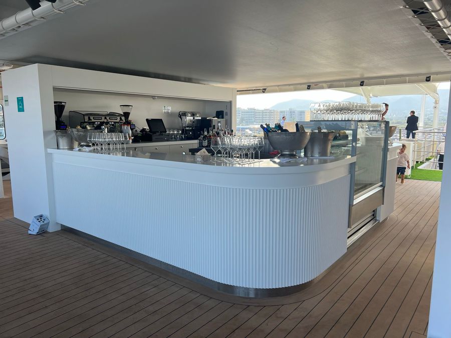 Custom Terrace Bar for boats ferries and yacht