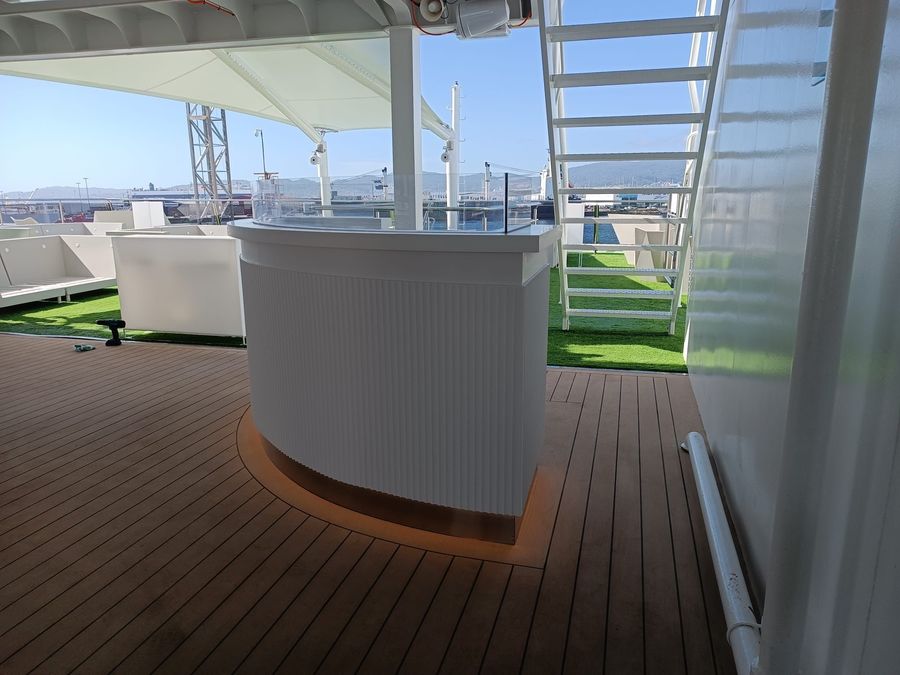 manufacture of counters for boats, ferries and yacht