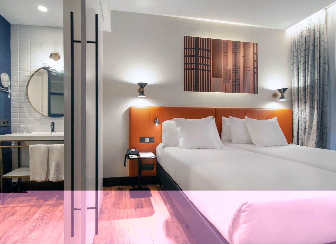 Remodelación del hotel Vincci Bilbao, realizada por Robles Project Factory.