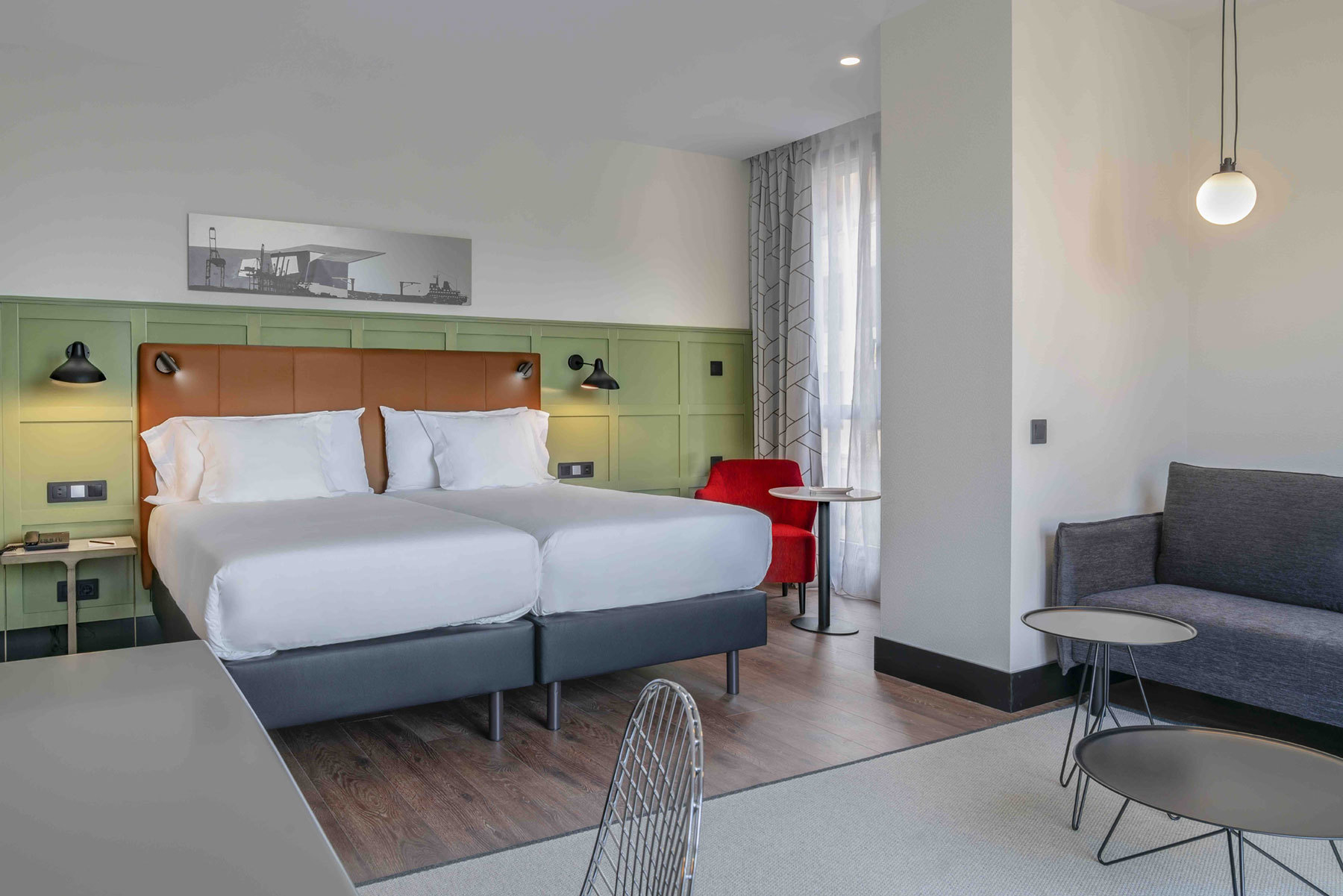 Remodelación del hotel Vincci Bilbao, realizada por Robles Project Factory.